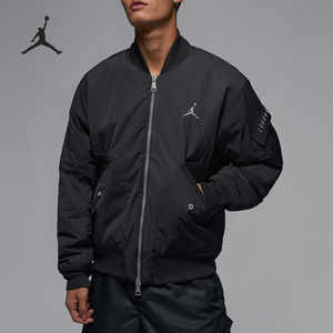 
Nike Air Jordan Cotton Clothes Men's Stand Collar Casual Fashion Versatile Embroidered Sports Jacket FZ6432
