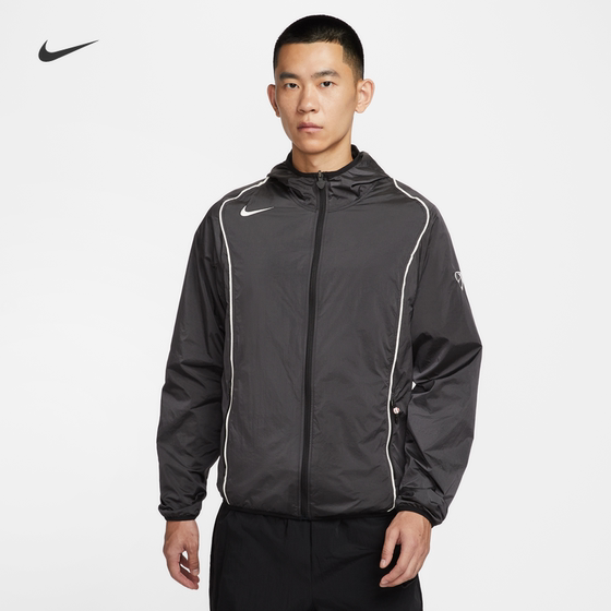 
Nike Nike 25 autumn and winter men's sports football windproof and water-repellent training hooded jacket HV6407
