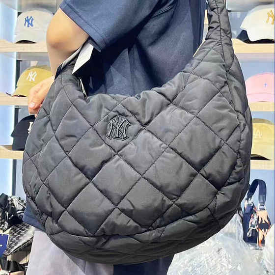 
MLB bag autumn and winter men's and women's NY small label letter embroidery armpit bag casual bag shoulder bag 3ABQL0936