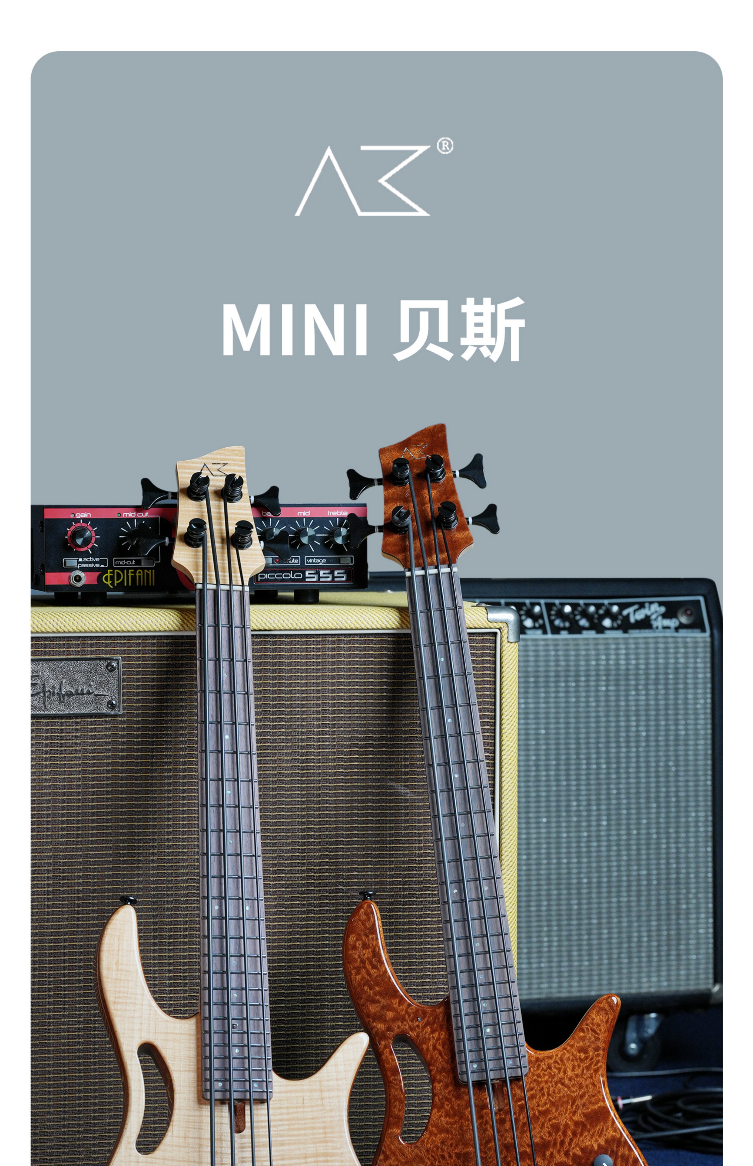 Bajo Eléctrico Portátil de Viaje Akama Mini Digital Silent Bajo Eléctrico Portátil de Viaje Akama Mini Digital Silent