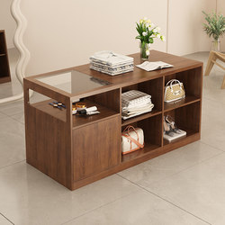 Clothing Store Women's Clothing Store Island Table Display Counter Shop Display Table Storage Cabinet Simple Cash Register Counter