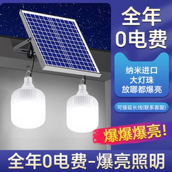 Solar Photovoltaic Panels for Outdoor Power Generation, Ultra-Bright Indoor Lighting, Household Rechargeable Light Bulbs, Long-Lasting Integrated Street Lights