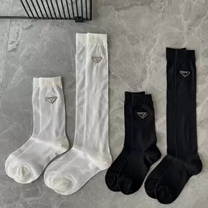 Prada Black Mesh Socks