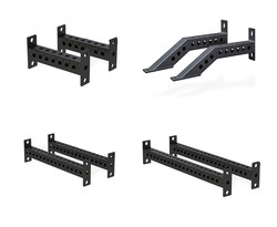 Front Foot Support, Connecting Square Tube, Connecting Round Bar, Stainless Steel Sign, Multi-Position Handle