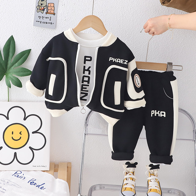 Boys spring suit 2024 new style small and medium-sized children's baby ...