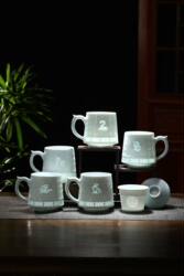 Jingdezhen Intangible Cultural Heritage Linglong Zodiac Ceramic Tea Cup with Tea-Water Separation, Office Cup, Filter Cup with Lid, Gift Cup