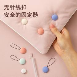 New Quilt Fasteners to Prevent Quilts from Slipping, Safe and Needle-Free, Invisible Duvet Cover Clips, Traceless Fasteners for Bed Sheets and Quilts