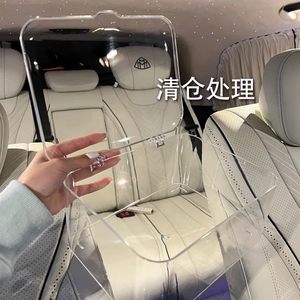 Tea furniture storage box with dustproof and transparent coffee table desktop tea cup sort out and store kung fu tea pots