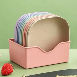 Japanese-Style Household Bone Dish, Plastic Table Dish for Placing Food, Bone Dish, Small Plate, Garbage Tray Base Storage