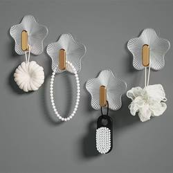 Star Strong Adhesive Hooks, No-Drill Storage Rack, Wall-Mounted Clothes Hooks, Sticky Hooks, Adhesive Load-Bearing Hooks for Entryway and Bathroom