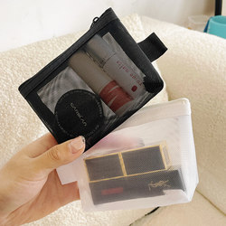New Mesh Cosmetic Bag Lipstick Cushion Inner Bag Large Capacity Portable Mini Touch-Up Bag Document Bag