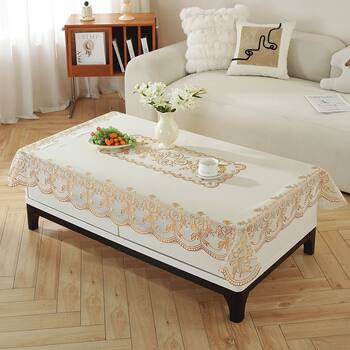 
Table cloth waterproof, oil-proof, no washing and anti-scalding long dining table cloth