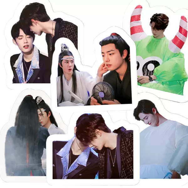 色紙です❣️A4 王一博 肖戦 博君一肖 特殊加工アクリル色紙 0723 博君一肖贴纸王一博周边肖战冰箱贴应援磁性贴纸官方吸铁石