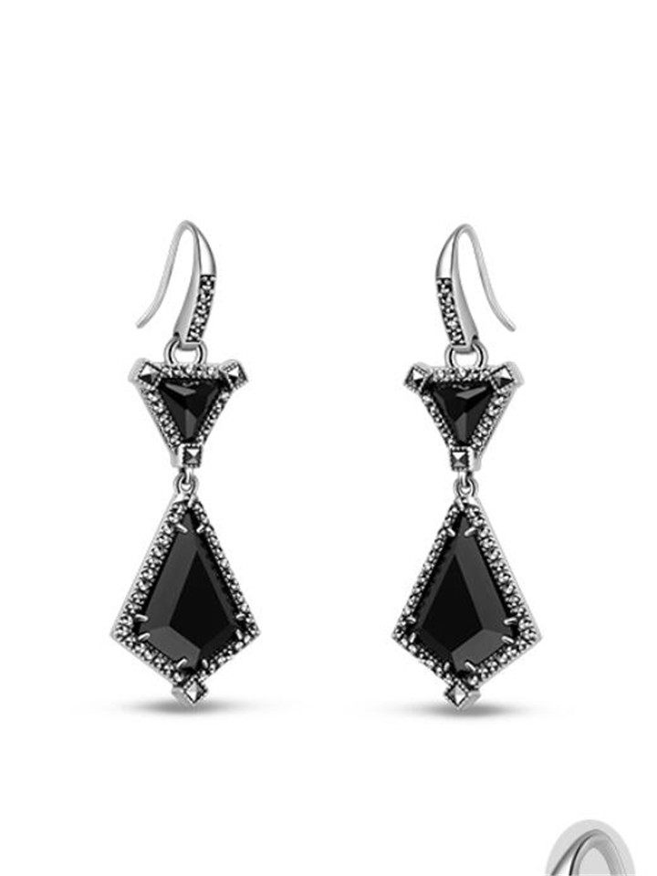 曼古银赫本小黑裙系列耳环