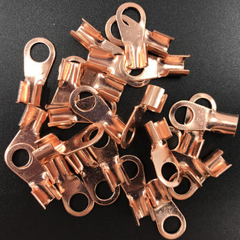 Motorcycle electric vehicle battery battery connector wire lug connection clip wire tail pure copper terminal block clip line card