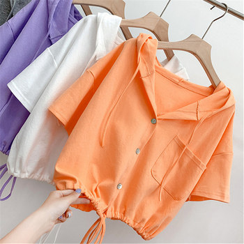 Fat mm300Jin [Jin equals 0.5 kg] Short-sleeved sweatshirt jacket for women
