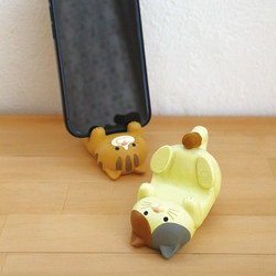 Japanese Zakka Miscellaneous Goods Cat Pen Holder Phone Stand Cartoon Cute Office Desk Decoration Glasses Storage