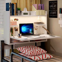 Dormitory Essential: Bed Desk for College Students, Suspended Folding Laptop Table for Upper Bunk, Lazy Person's Small Desk