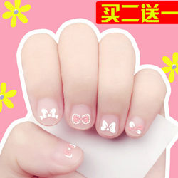 Bow-Knot Kidsren's Nail Stickers Are Safe and Environmentally Friendly Nail Art Stickers 3D Korean Princess Girl Girl Baby Cute Stickers