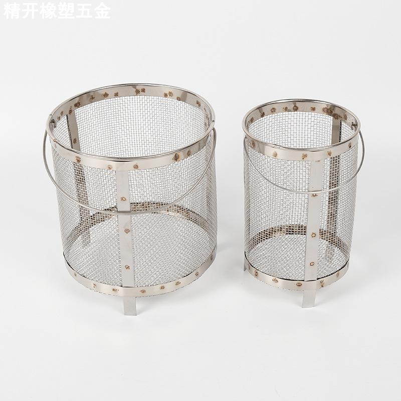 粗细集料不锈钢三角网篮 金属编织网篮筐一体 标准吊篮-淘宝网
