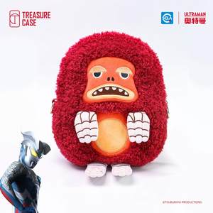 
Treasure Case Ultraman genuine peripherals Bigmon plush storage bag small shoulder bag
