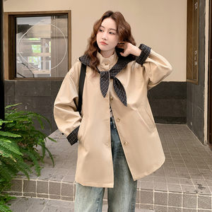 
Women's Clothing/Ladies' Boutique Trench Coat 2025 100% Polyester Fiber