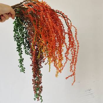 
Simulated succulent plant Buddha beads Lover's Tears Buddha Bean feel glue hanging spider orchid gardening indoor green plant pendant accessories