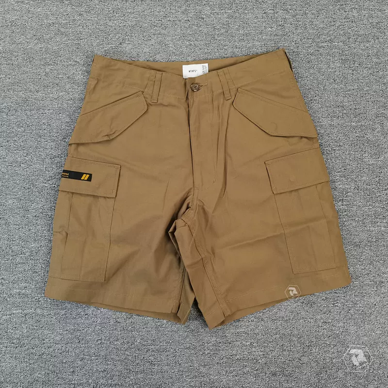 飘渺现货WTAPS CARGO SHORTS RIPSTOP 格子布口袋宽松短裤男21SS-Taobao