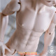 DF-A genuine BJD doll body SD male doll body 75CM big strong uncle muscular body color matching and wearable neck