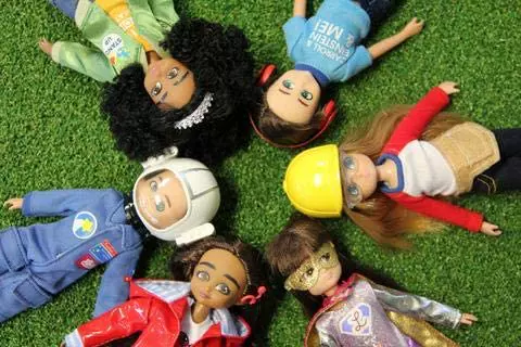 正版Arklu散貨3寸18cm7關節裸娃Lottie Doll洛蒂娃娃少見