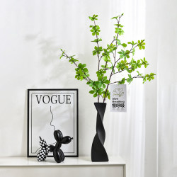 Silent Style Ceramic Vase Ornaments Living Room Flower Arrange Entrance TV Cabinet Green Plant Accessible Luxury Fancy Niche style Soft Decoration