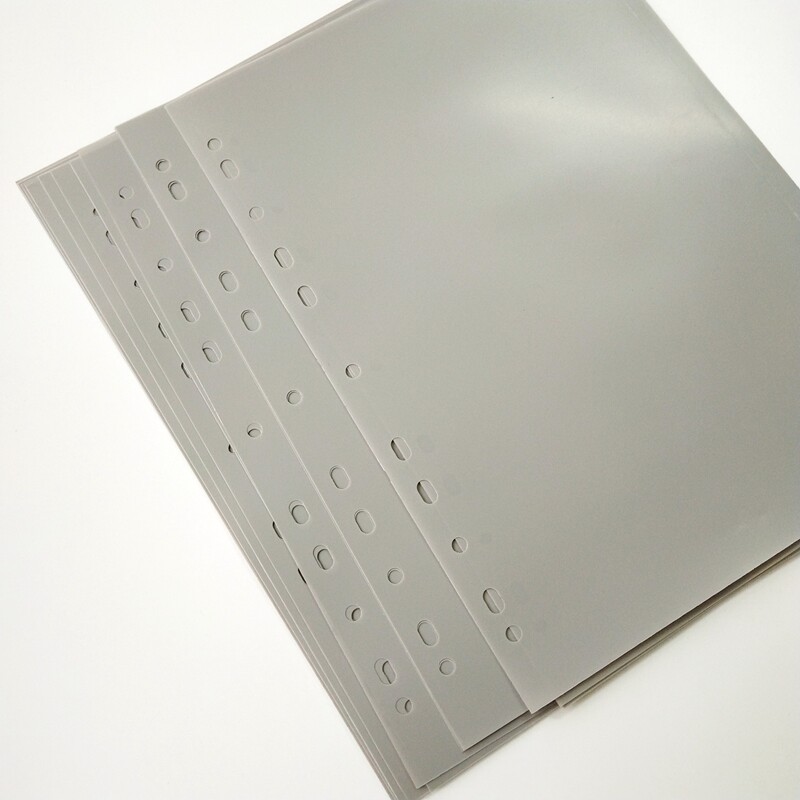 PP 플라스틱 분류지 11구멍 루스리프 페이징 카드 입찰서 구분 31페이지 파일 루스리프 인덱스 라벨 카드-