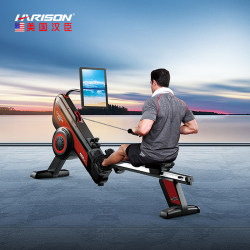 American Hanchen Magnetic Wind Resistance Rowing Machine, Home Fitness Equipment, Silent Rowing Machine, Indoor Commercial Rowing Machine