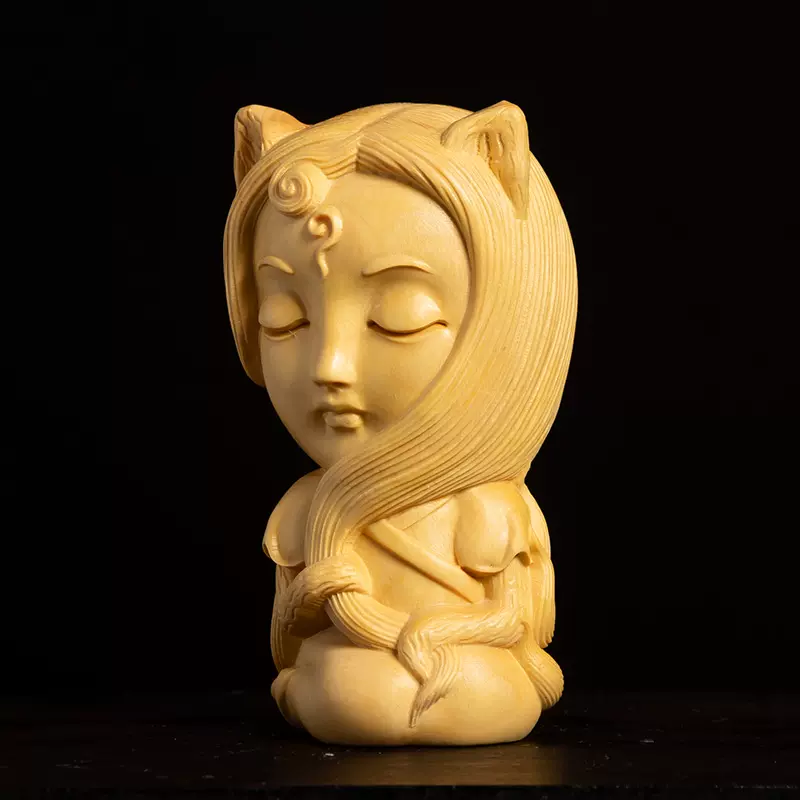 木造 極上品 仕女 黃楊木 手彫り 立像  置物 3点セット 木造 極上品 仕女 黃楊木 手彫り 立像 置物 3点セット