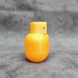 Rubber Grenade 82-2 Rubber Model Orange Training Dummy Plastic Hand Grenade Simulation Training Bomb Tear Gas Model
