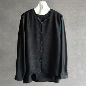 
Muke Spring and Summer New Men's Casual Chinese Vest Youth Renaissance Retro Comfortable Vest Vest Jacket