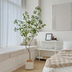Large Artificial Horsewood Tree for Indoor Living Room Decoration, High-End Simulated Plant