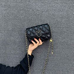 Lingge Light Luxury Chain Small Tote Bag for Women, 2026 New Model, High-End Autumn and Winter Crossbody Bag, Niche and Versatile