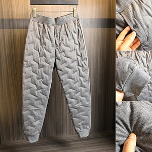 
Can be used as the lining of jacket pants! 90 velvet! Men's fully pressed rubber-filled velvet bottoming warm leggings down pants are trendy in autumn and winter