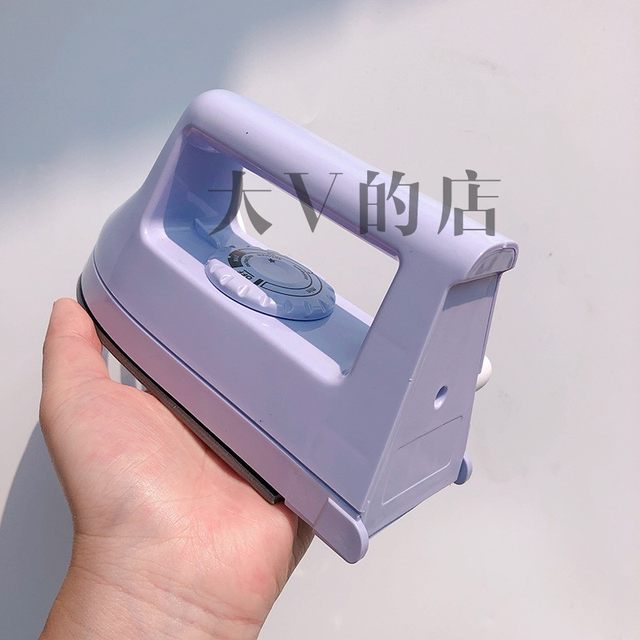 Big V spelled bean small white temperature adjustable three-speed iron DIY spelled bean iron MINI small white electric iron