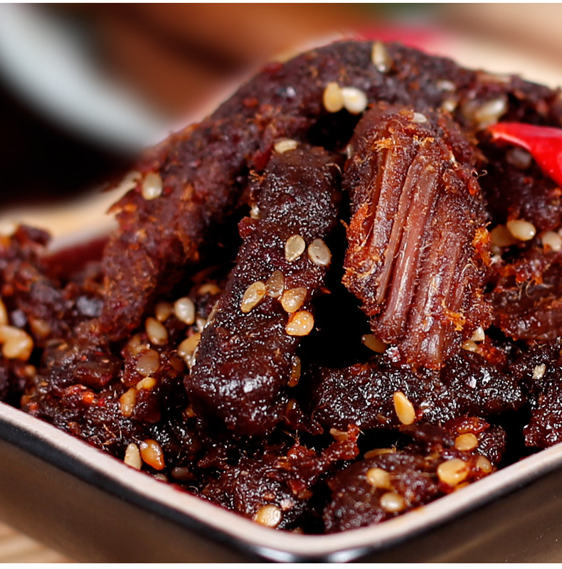 重庆特产 牛浪汉牛肉干 流浪汉 香油麻辣牛肉 250g 四川零食小吃