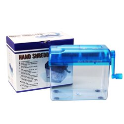 a6 manual hand-cranked mini electric home office small paper shredder segment shredder file