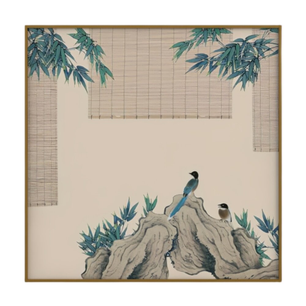 中式挂画,富有东方文化富内涵的艺术软装