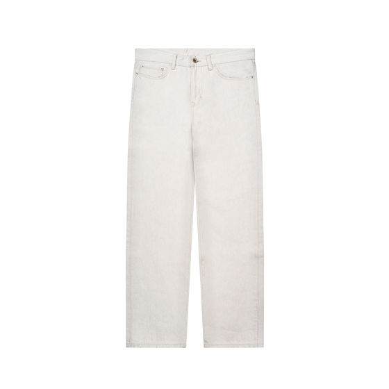 
MENGKOOK Paris gray wide-leg jeans men's 2026 spring high-end casual pants loose straight trousers N72K