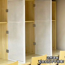 Dormitory Three-Person Desk Divider Pegboard Side Partition College Student Three-Person Desk Divider Shelf Storage Rack