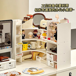 Open Workstation Transformation! Desk Side Panel Screen Partition Divider Board, Desktop Storage Rack