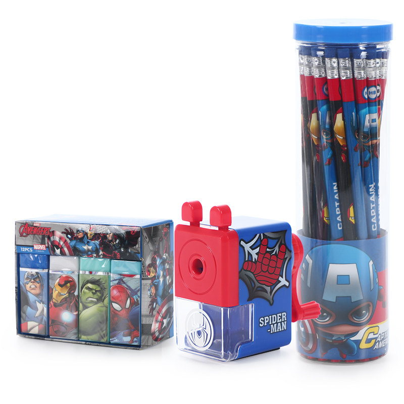スパイダーマン 鉛筆削り消しゴムセット - ウォーターメロンタロ