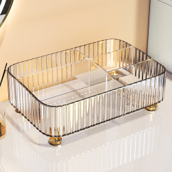 Youqin Desktop Storage Box Coffee Table Living Room Cosmetics Tissue High-End Organizer Box Multifunctional Remote Control Miscellaneous Rack