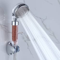 Bathroom Pressurized Shower Head for Home Use, Solar-Powered Shower Faucet, Showerhead with Negative Ions