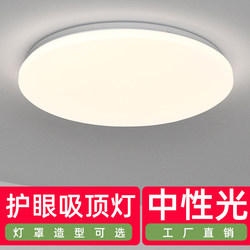 Neutral Light Ceiling Lamp 4000K Eye-Protecting Led Lamp Living Room Lamp Bedroom Lamp Balcony Aisle Lamp Home Engineering Lamp